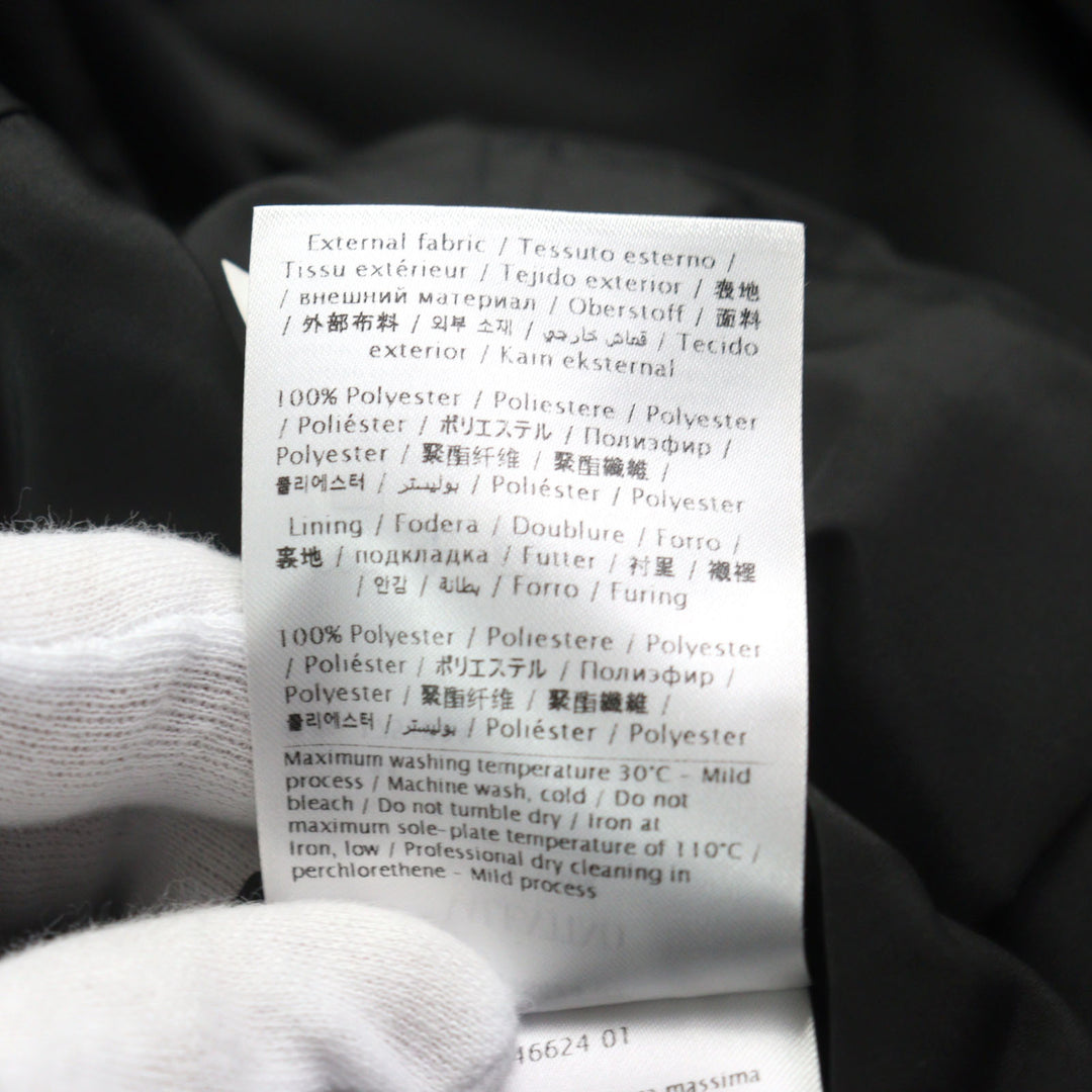 美品○VALENTINO ヴァレンティノ XV3CJE2680R V OPTICAL JACKET ロゴ総柄 オプティカルプリント フーデッド ジャケット 44 正規品 メンズ