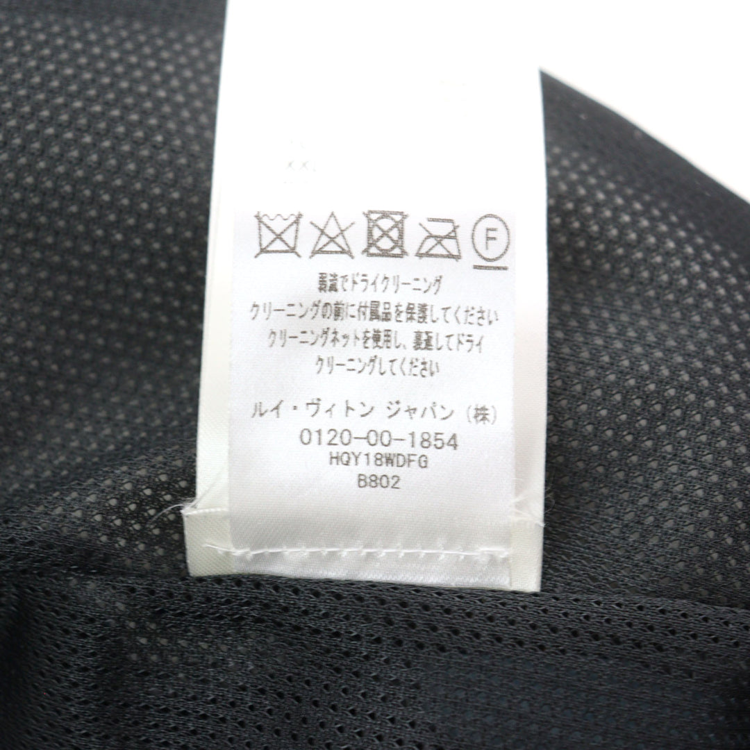 極美品○LOUIS VUITTON ルイヴィトン 24SS HQY18W LVアイスパターン ロゴジップ 中綿入り テクニカルフリースジャケット L 正規品 メンズ