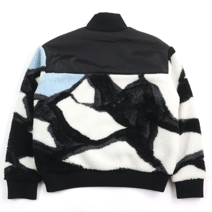 極美品○LOUIS VUITTON ルイヴィトン 24SS HQY18W LVアイスパターン ロゴジップ 中綿入り テクニカルフリースジャケット L 正規品 メンズ