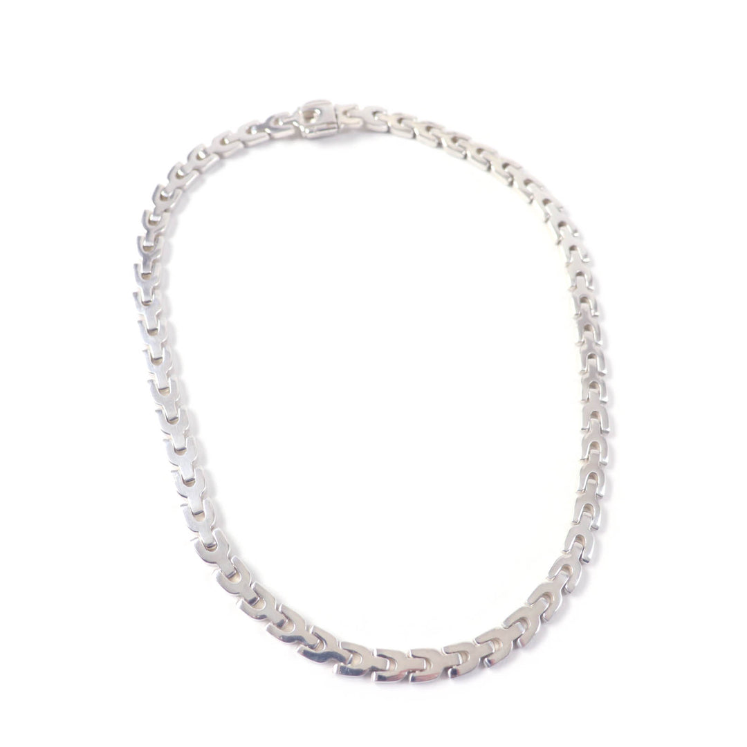 美品★TIFFANY&amp;Co. ティファニー ヴィンテージ 80年代 希少 Yリンク ネックレス アクセサリー SV925 シルバー 重量64.81g レディース