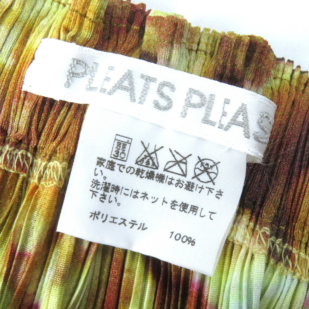 極美△PLEATS PLEASE プリーツプリーズ イッセイミヤケ PP83-JK552/PP83-JG555 ポップコーン カットソースカートセットアップ 3/1 正規