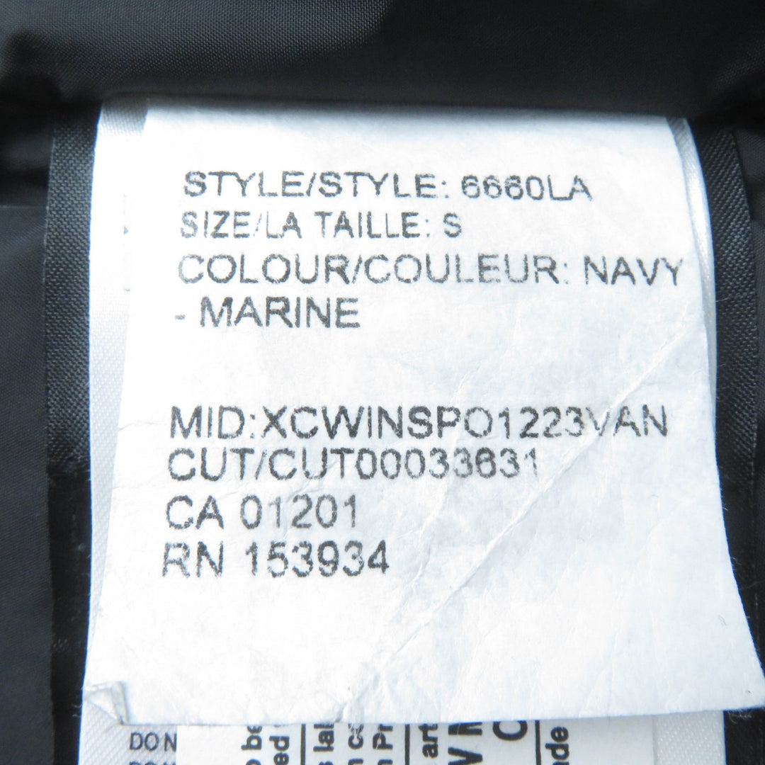 良品☆CANADA GOOSE カナダグース 6660LA TRILLIUM PARKA トリリウムパーカー ファー・フード付 ダウンコート ネイビー S 国内正規品