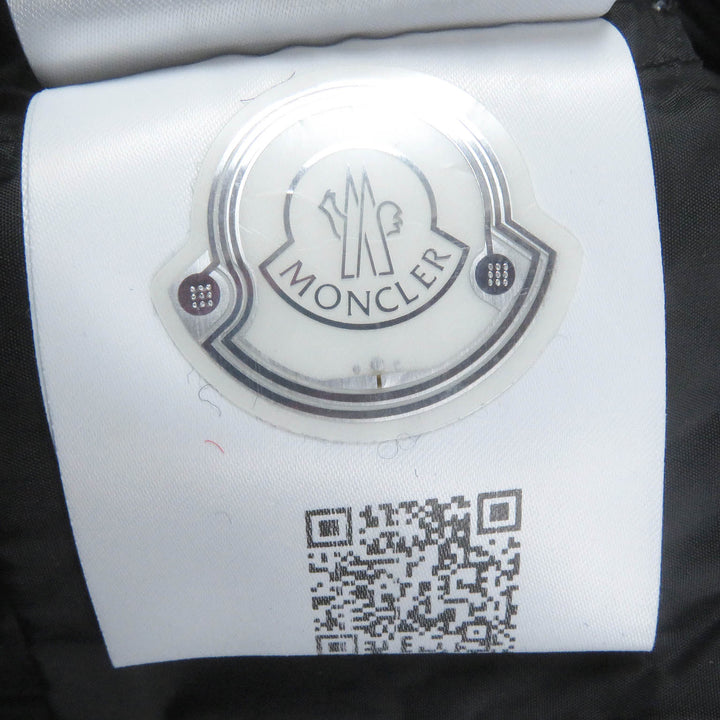 極美品□MONCLER モンクレール 19-20AW DANUBE GIUBBOTTO ウール チェック柄 ダウンジャケット レッド ブラック 0 正規品 レディース