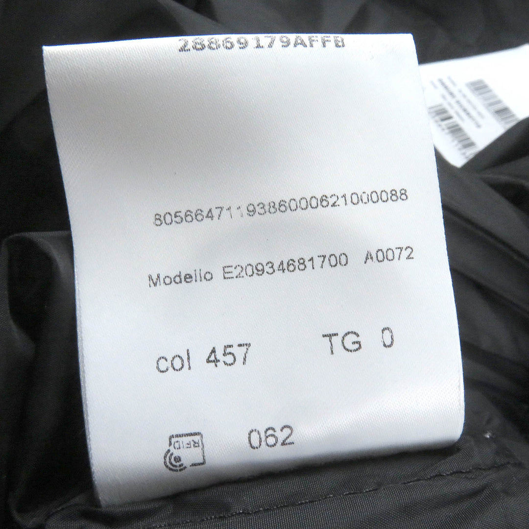 極美品□MONCLER モンクレール 19-20AW DANUBE GIUBBOTTO ウール チェック柄 ダウンジャケット レッド ブラック 0 正規品 レディース