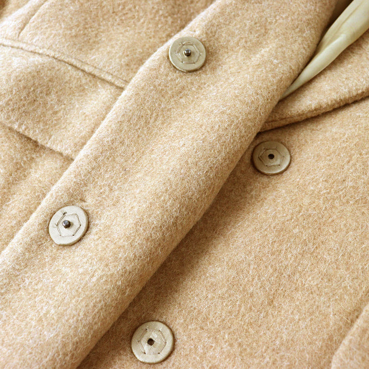 極美品△MAX&amp;CO マックスアンドコー 20AW 70140620 クアルツォ アルパカ50% GOLDEN CUT チェスターコート ベージュ 38 正規品 レディース