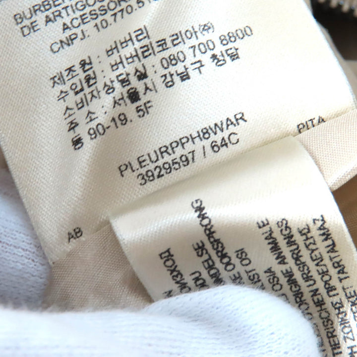 未使用品△BURBERRY LONDON バーバリーロンドン 3929597 コットン 総レース キーネック ノースリーブ ワンピース ライトベージュ 36
