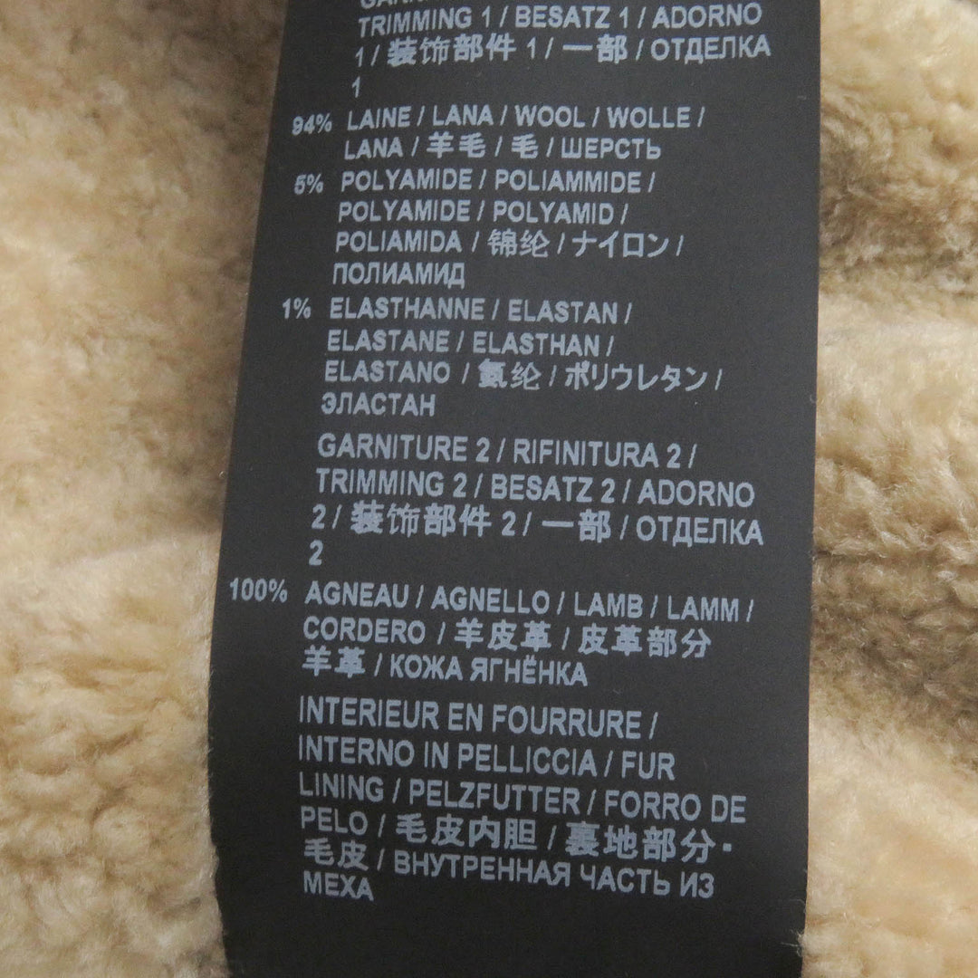 美品□SAINT LAURENT PARIS サンローランパリ 19AW 583272 裏地ムートン ラクーンファー モッズコート カーキ 48 イタリア製 正規品