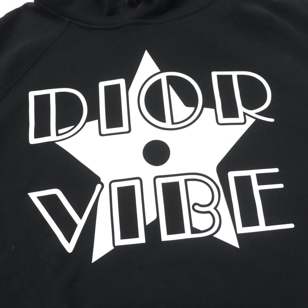 未使用品☆Christian Dior クリスチャンディオール 243S06A4063 DIOR VIBE プルオーバー ショートスリーブ パーカー S 正規品 レディース