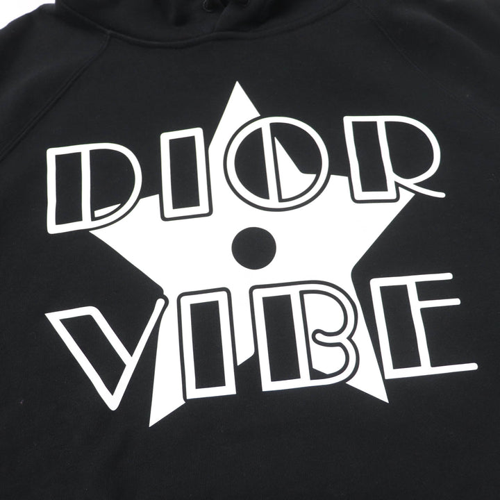 未使用品☆Christian Dior クリスチャンディオール 243S06A4063 DIOR VIBE プルオーバー ショートスリーブ パーカー S 正規品 レディース