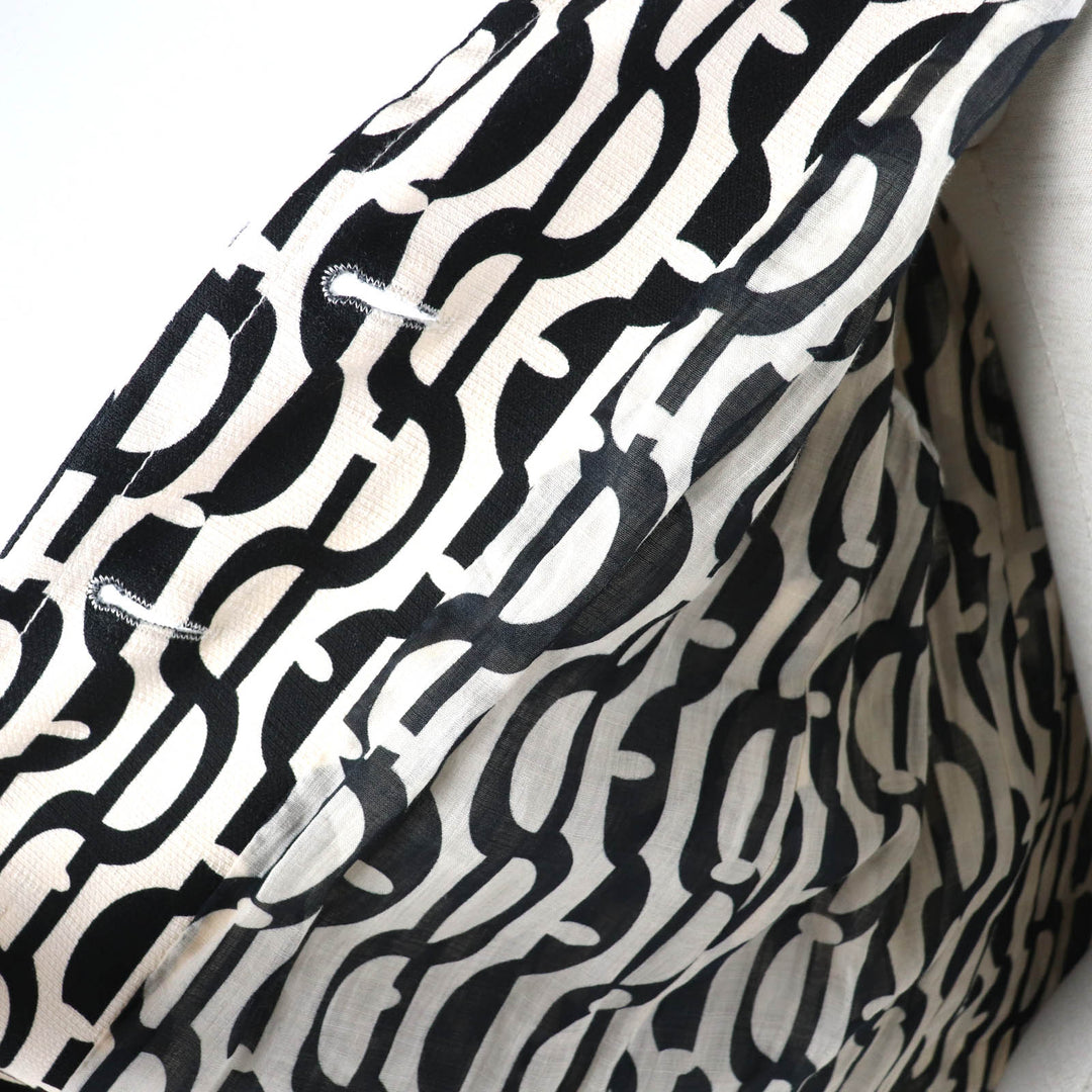 未使用品★S MaxMara DESIGN FOR EASY LIVING エス マックスマーラ 912101226 総柄 チェスターコート アイボリー ブラック 40 正規品