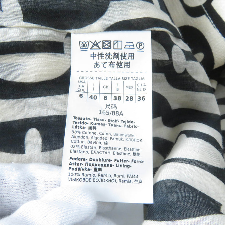 未使用品★S MaxMara DESIGN FOR EASY LIVING エス マックスマーラ 912101226 総柄 チェスターコート アイボリー ブラック 40 正規品