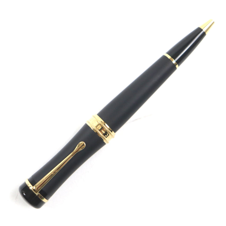 極美品▼MONTBLANC モンブラン BONHEUR ボヌール ニュイ ホワイトスター ツイスト式 ボールペン マットブラック 箱・ケース付き 筆記◎