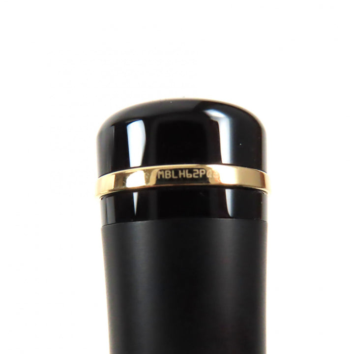 極美品▼MONTBLANC モンブラン BONHEUR ボヌール ニュイ ホワイトスター ツイスト式 ボールペン マットブラック 箱・ケース付き 筆記◎