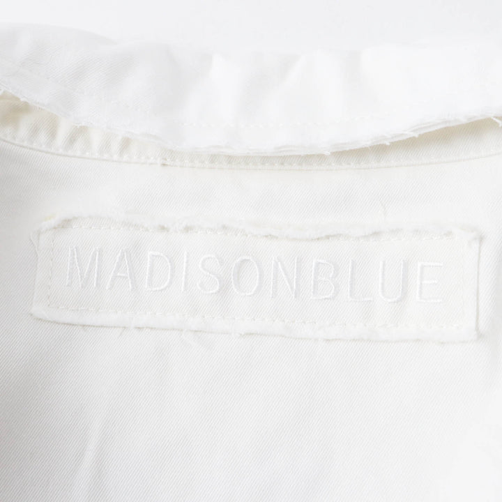 極美品◎MADISONBLUE マディソンブルー 23SS MB231-1002 COMPACT DRIZZLER コットン ジャケット ホワイト S 日本製 正規品 レディース