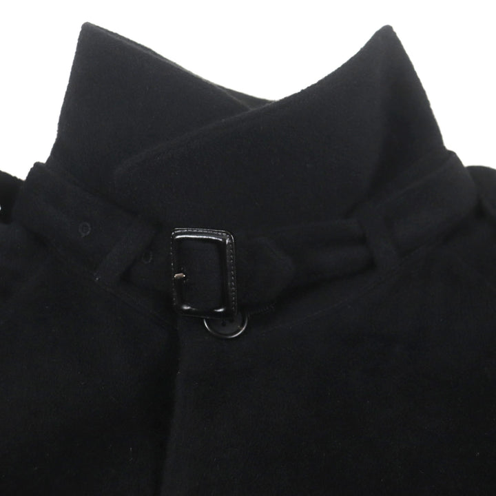 美品▼Paul Smith LONDON ポールスミスロンドン アンゴラ100% トレンチコート ブラック M 日本製 正規品 メンズ ビジネスおすすめ◎