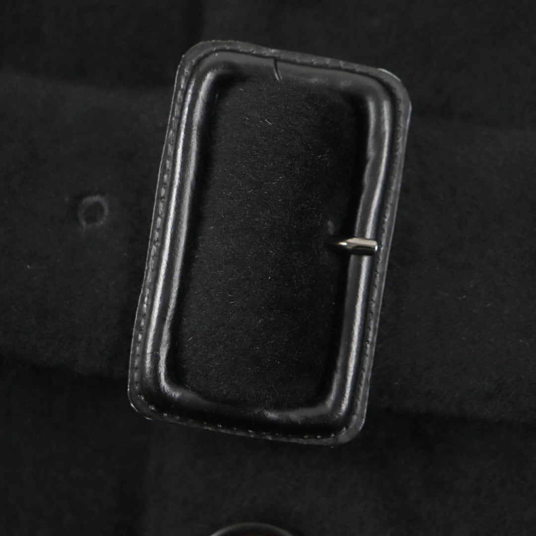 美品▼Paul Smith LONDON ポールスミスロンドン アンゴラ100% トレンチコート ブラック M 日本製 正規品 メンズ ビジネスおすすめ◎