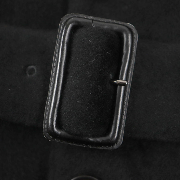 美品▼Paul Smith LONDON ポールスミスロンドン アンゴラ100% トレンチコート ブラック M 日本製 正規品 メンズ ビジネスおすすめ◎