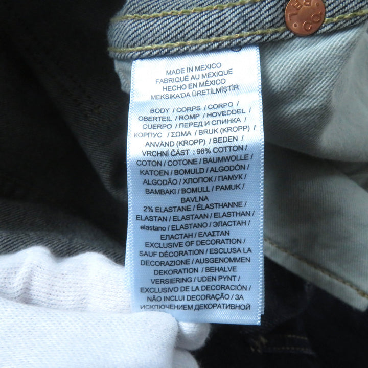 未使用品★RRL ダブルアールエル ロゴボタン付 長袖 デニム ジャンプスーツ オールインワン インディゴ 2 正規品 レディース
