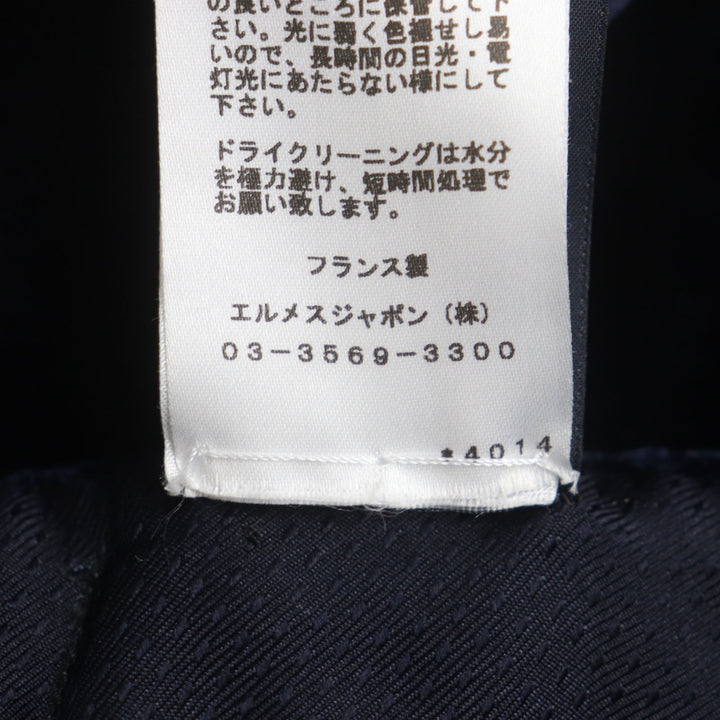 極美品▼HERMES エルメス シルク100% Hモチーフ ベロア キルティング 中綿入り 大判マフラー ブランケット ショール 正規品 ユニセックス