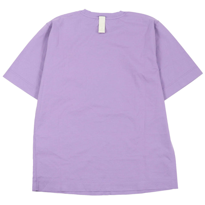 未使用品□MONCLER GENIUS 2 モンクレール ジーニアス 2 T-SHIRT GIROCOLLO コットン プリントデザイン 半袖Ｔシャツ パープル S 正規品
