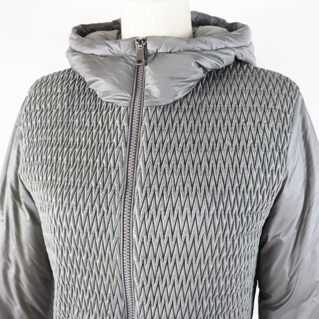 極美品◎MONCLER モンクレール 22AW CESTREDE マイクロダイヤモンドキルティング ダウンジャケット／コート グレー 00 正規品 レディース