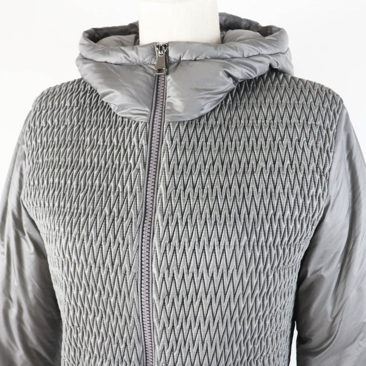 極美品◎MONCLER モンクレール 22AW CESTREDE マイクロダイヤモンドキルティング ダウンジャケット／コート グレー 00 正規品 レディース