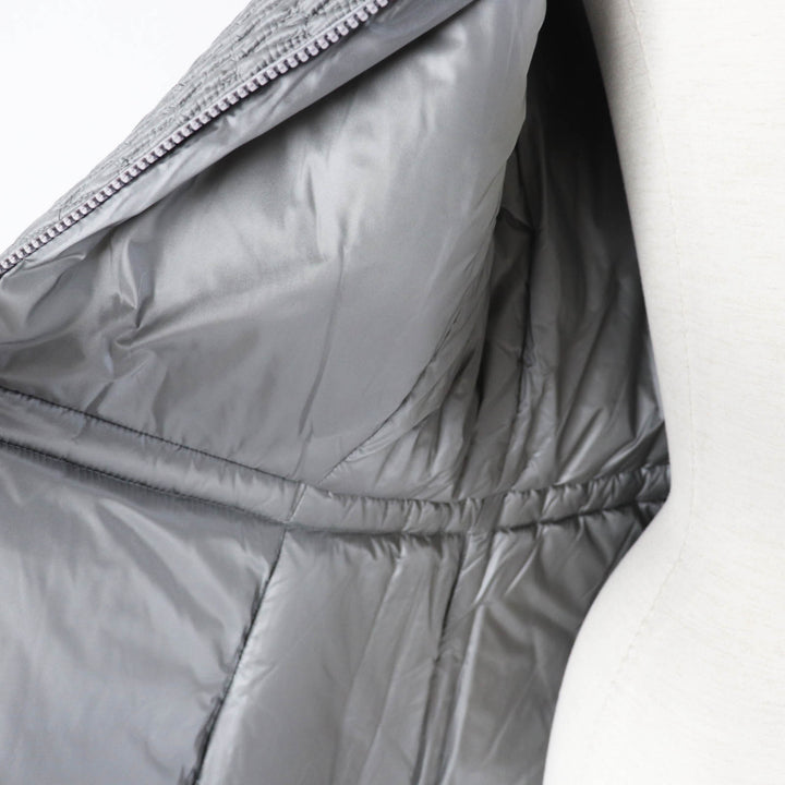 極美品◎MONCLER モンクレール 22AW CESTREDE マイクロダイヤモンドキルティング ダウンジャケット／コート グレー 00 正規品 レディース
