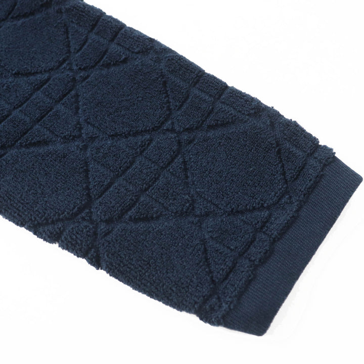 美品◎Christian Dior クリスチャンディオール 214587AM715 カナージュ テリーコットン パイル生地 プルオーバー パーカー ネイビー XS