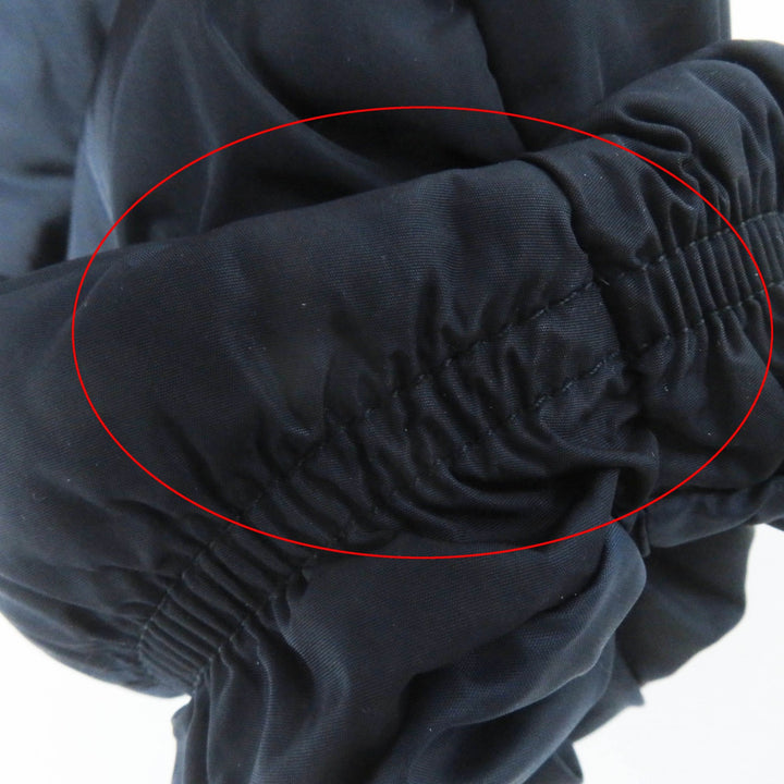 良品◎MONCLER モンクレール CHARPAL シャーパル ワッペン・フード付き ロングダウンコート ネイビー 14anni 164cm 正規品 レディースOK