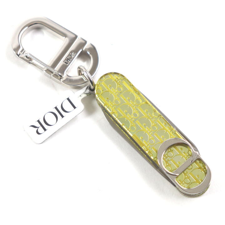 未使用品▼DIOR ビクトリノックス ディオール オム V0692HOMMT008U オブリーク マルチツール アーミーナイフ型 キーホルダー ケース付き