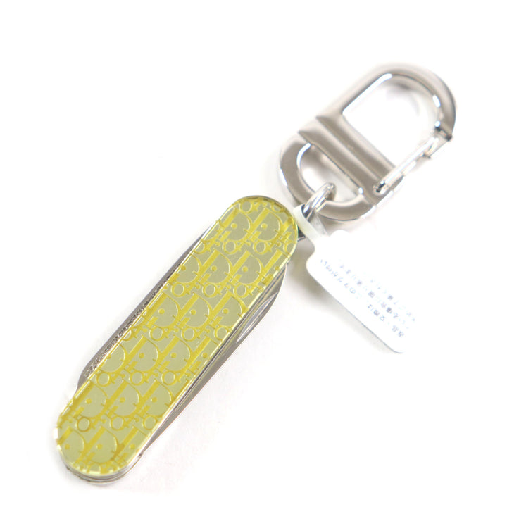 未使用品▼DIOR ビクトリノックス ディオール オム V0692HOMMT008U オブリーク マルチツール アーミーナイフ型 キーホルダー ケース付き