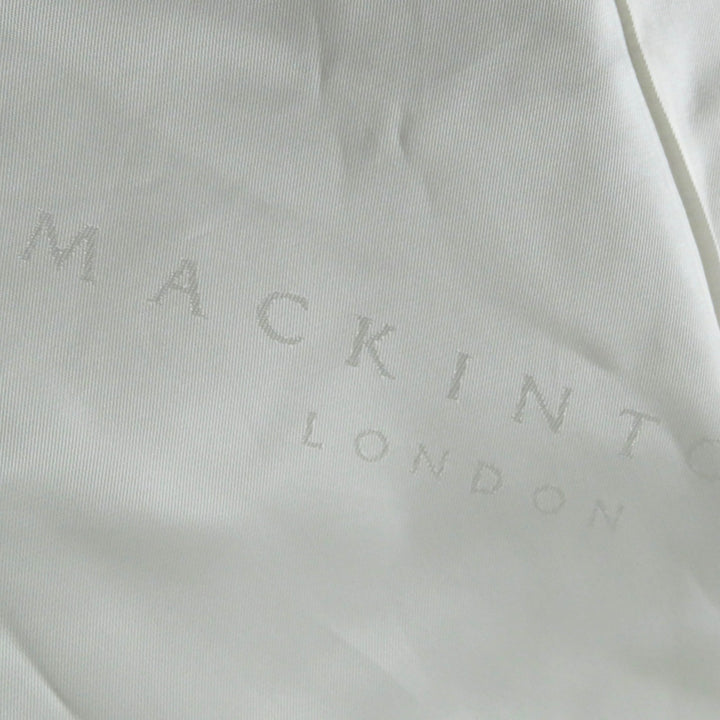 美品◎MACKINTOSH LONDON マッキントッシュ ロンドン G5A25-310-40 ロゴボタン・チェック柄ライナートレンチコート ライトベージュ 40