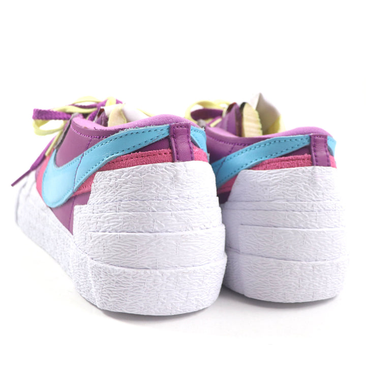 未使用品▼NIKE KAWS SACAI ナイキ カウズ サカイ DM7901-500 BLAZER LOW PURPLE DUSK スウェード レザー スニーカー 27 箱付き メンズ