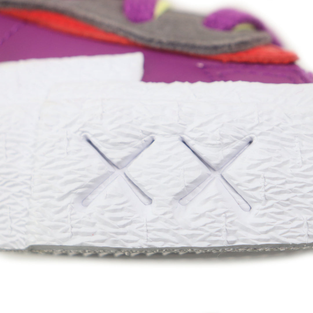 未使用品▼NIKE KAWS SACAI ナイキ カウズ サカイ DM7901-500 BLAZER LOW PURPLE DUSK スウェード レザー スニーカー 27 箱付き メンズ