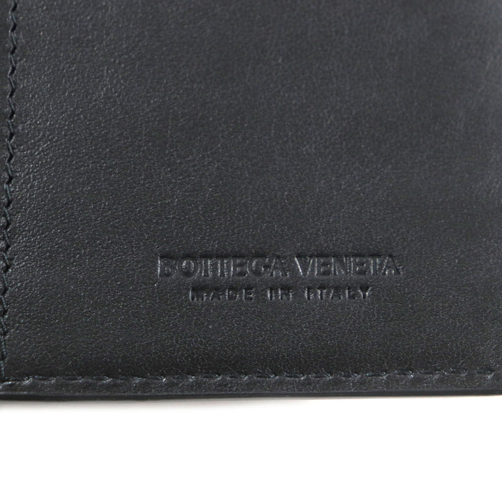 美品▼BOTTEGAVENETA ボッテガヴェネタ 676593-VCPQ4 イントレチャート ロングウォレット 札入れ 二つ折り レザー 長財布 箱・保存袋付