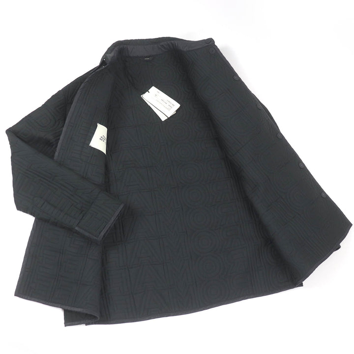 未使用品□FENDI×MARC JACOBS フェンディ×マークジェイコブス 2022年製 FW0288 ロゴ総柄 キルティングジャケット 48 イタリア製 正規品