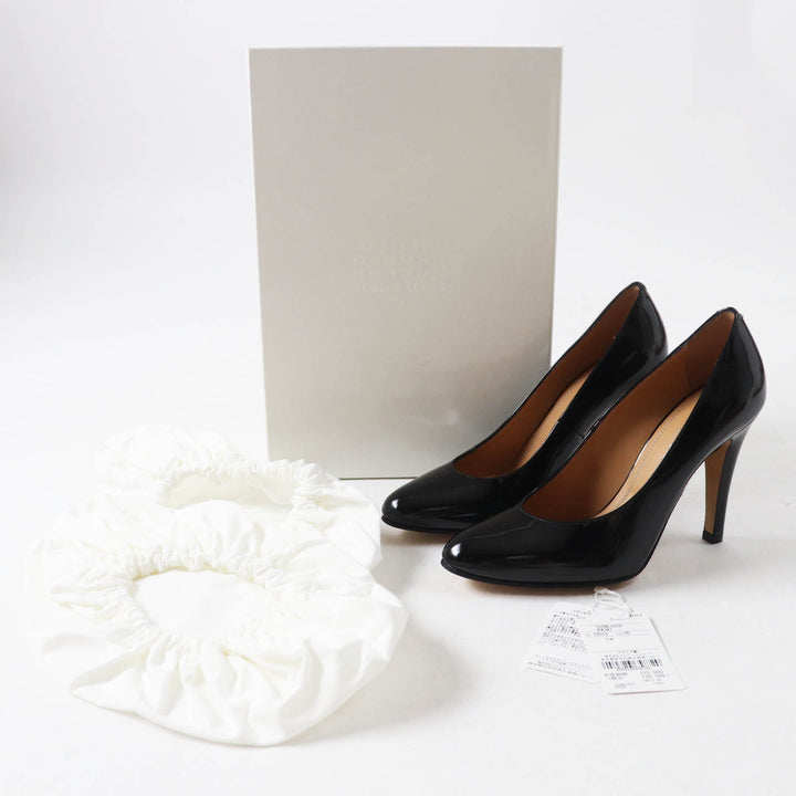 未使用品◎Maison Margiela 22 メゾンマルジェラ22 S58WL0229 アーモンドトゥ パテントレザー パンプス 36 箱・袋付 正規品 定価126500円