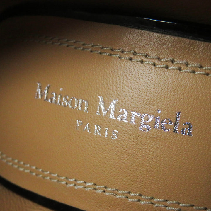未使用品◎Maison Margiela 22 メゾンマルジェラ22 S58WL0229 アーモンドトゥ パテントレザー パンプス 36 箱・袋付 正規品 定価126500円