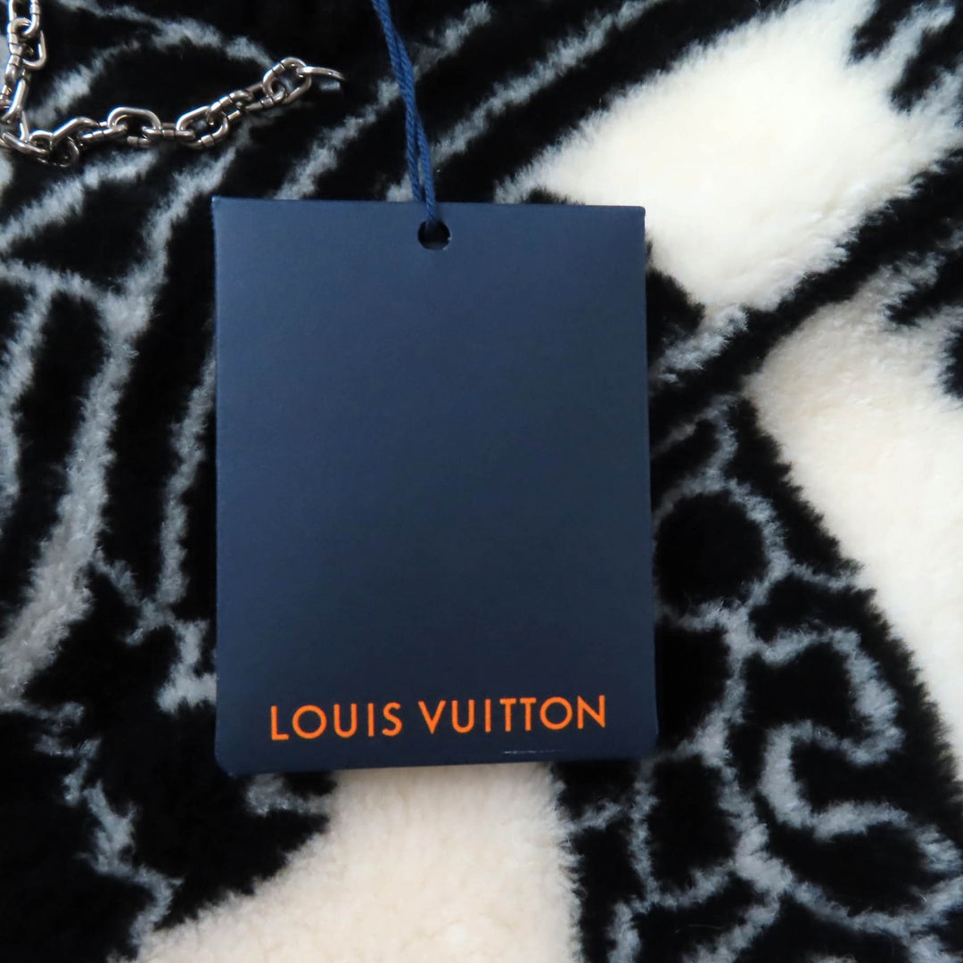 未使用品★LOUIS VUITTON ルイヴィトン 21AW カシミヤ混 フォルナセッティ ボウジャカード スリーブレス ニットベスト XS ハンガー付