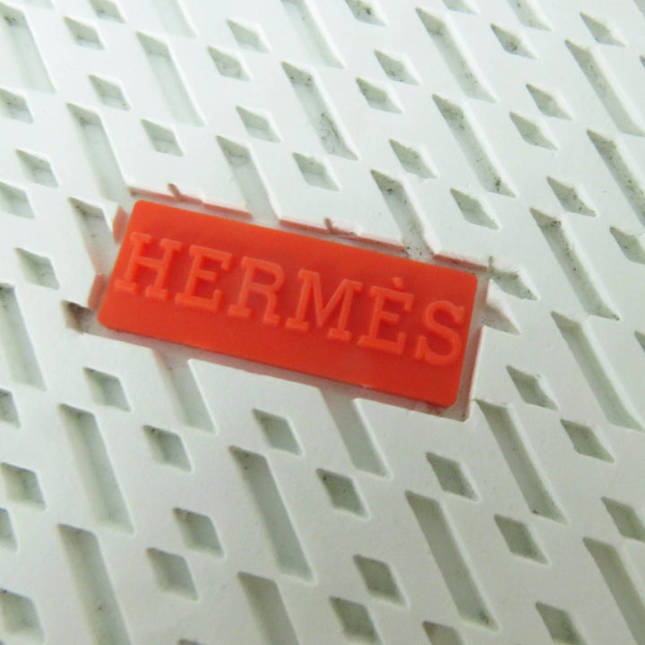 極美品◎HERMES エルメス Daydream デイドリーム ゴールド金具 ケリーバックル レザー ハイカットスニーカー ホワイト ベージュ 35.5 箱