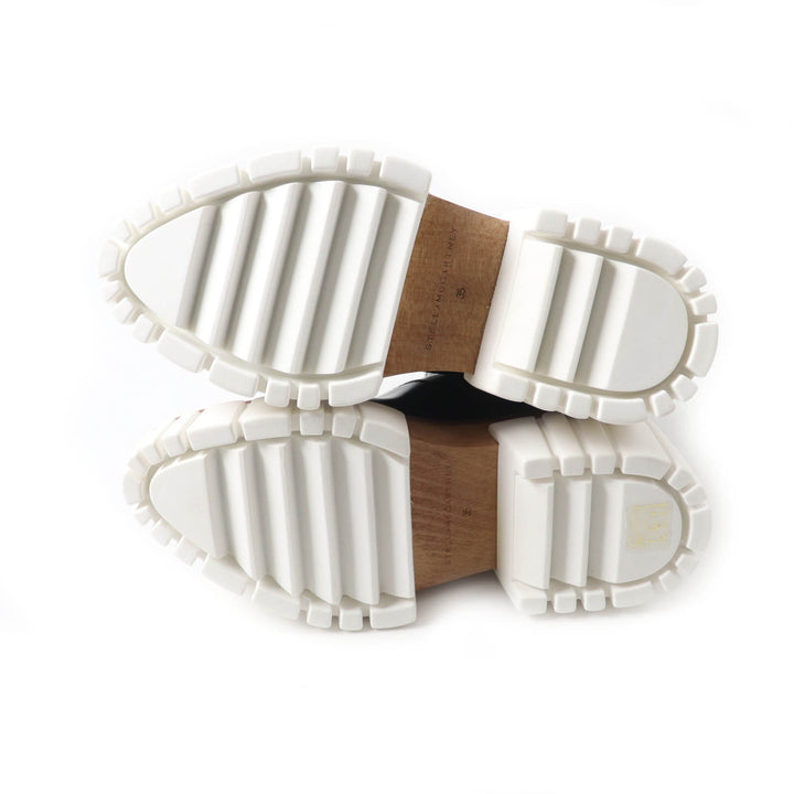 未使用品★Stella McCartney ステラマッカートニー エミリー サイドゴア レザー チェルシーブーツ ブラック 35 イタリア製 レディース