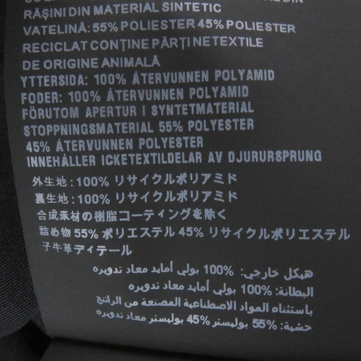 未使用品□PRADA プラダ 2022年製 SGC091 Re-Nylon トライアングルロゴ グラフィック パテッドコート イエロー XS イタリア製 正規品