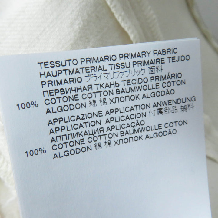 未使用品☆MM6 Maison Margiela メゾンマルジェラ 2022年製 S62NC0098 カットオフ コーティング加工 デニム ベスト アイボリー 38 正規品
