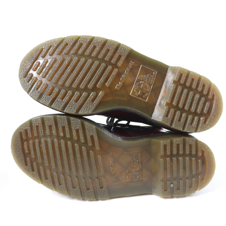 極美品☆Dr.Martens ドクターマーチン SMOOTH 1460 8ホール レザー ブーツ ショートブーツ チェリーレッド UK4 箱付き レディース