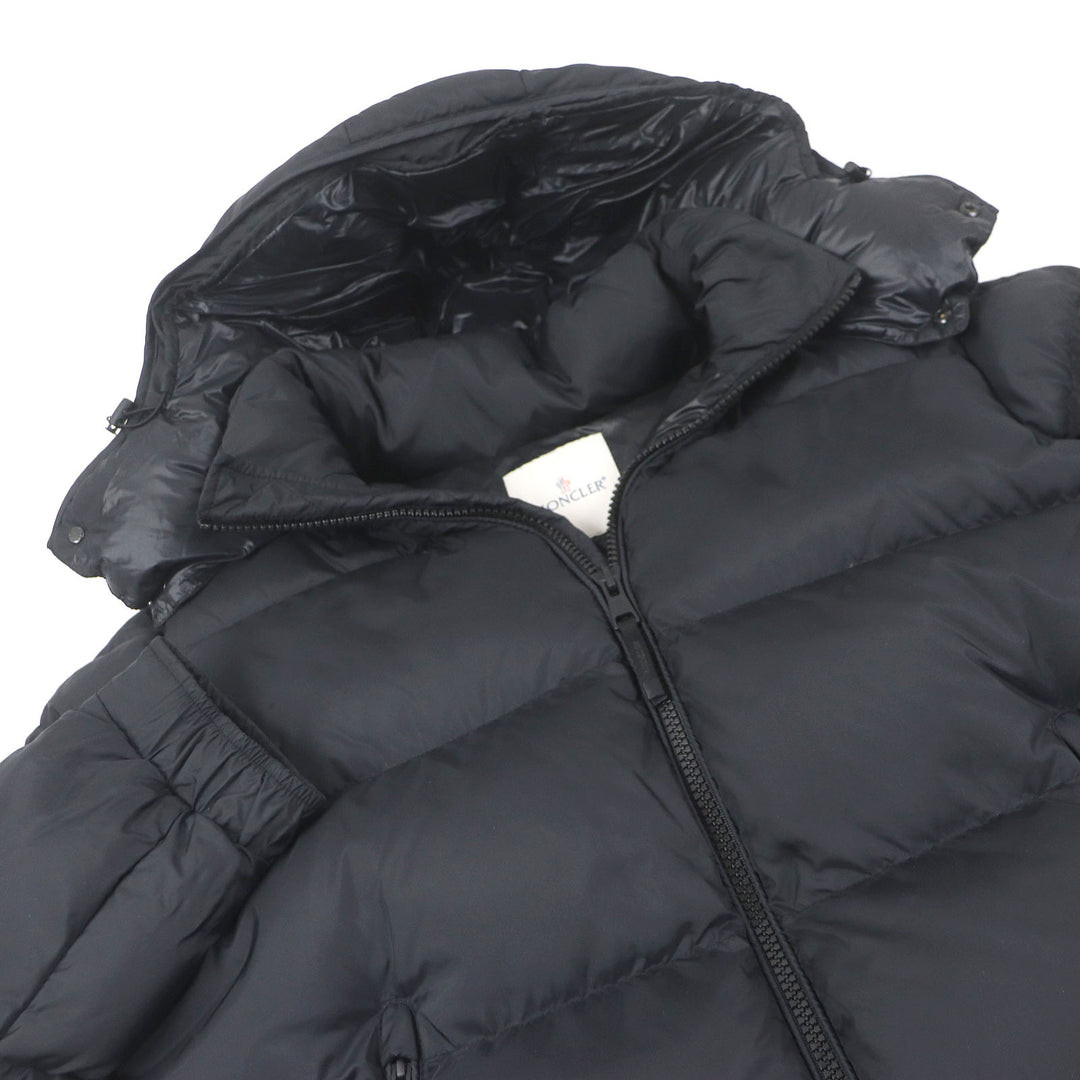 美品□MONCLER GENIUS 7 モンクレール ジーニアス 7 2023年製 ACANTHUS ヒロシフジワラ フラグメント ダウンジャケット 黒 3 正規品