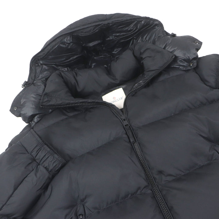 美品□MONCLER GENIUS 7 モンクレール ジーニアス 7 2023年製 ACANTHUS ヒロシフジワラ フラグメント ダウンジャケット 黒 3 正規品