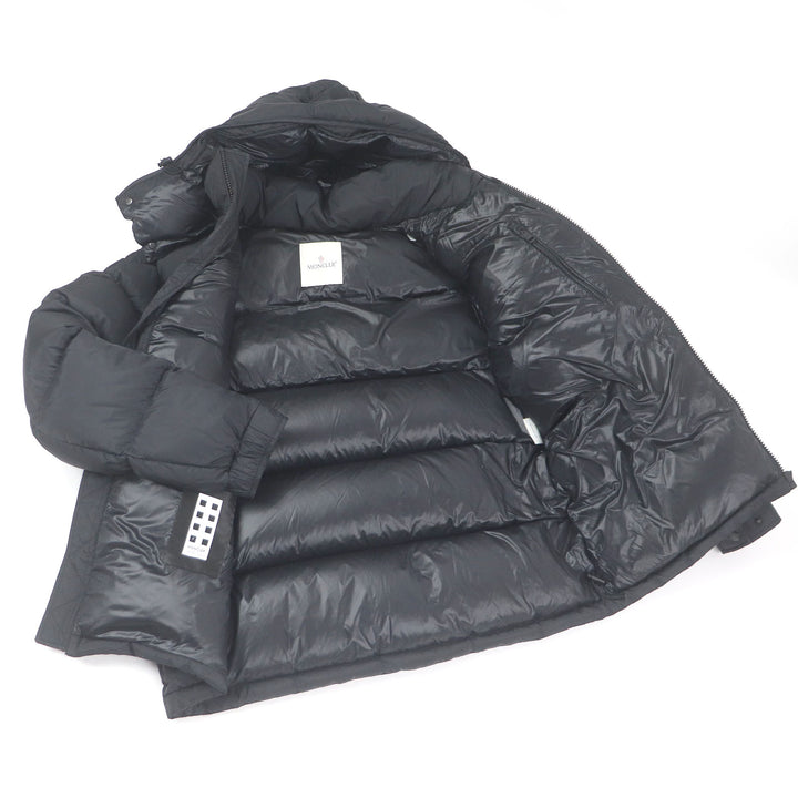美品□MONCLER GENIUS 7 モンクレール ジーニアス 7 2023年製 ACANTHUS ヒロシフジワラ フラグメント ダウンジャケット 黒 3 正規品