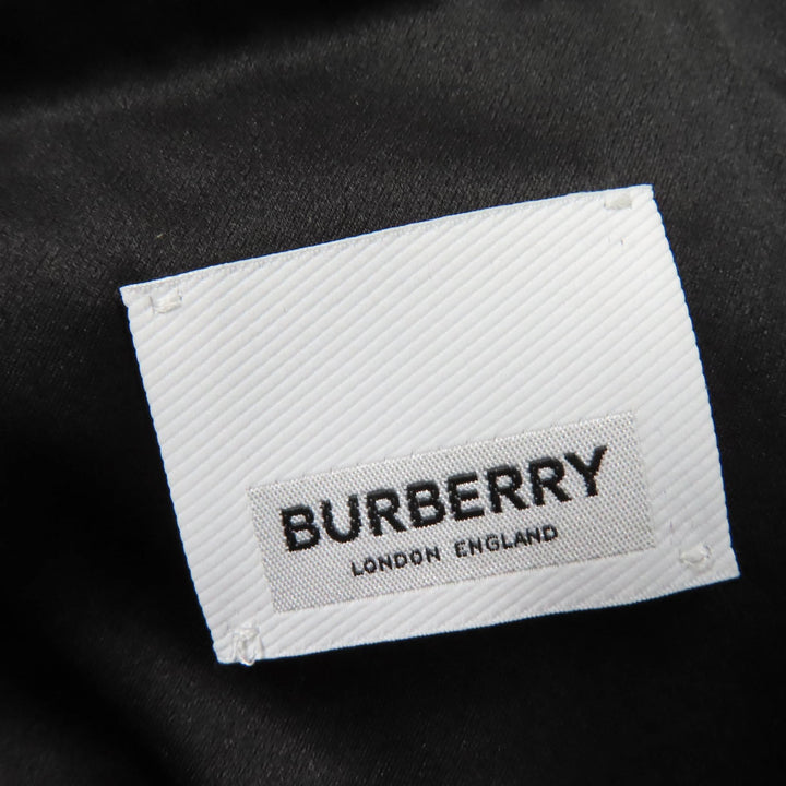 未使用品☆BURBERRY バーバリー バージンウール100％ ロング丈 デザイン コート ブラック 38 イタリア製 国内正規品 レディース