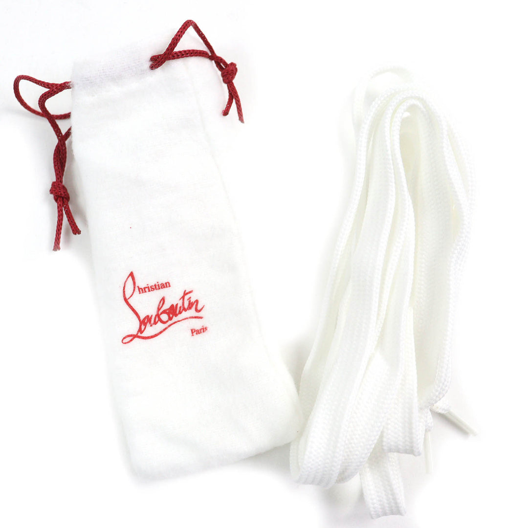 未使用品△Christian Louboutin クリスチャンルブタン RAPHIA BISTROT ラフィア ビストロ 編み込み レザー スニーカー マルチカラー 42.5