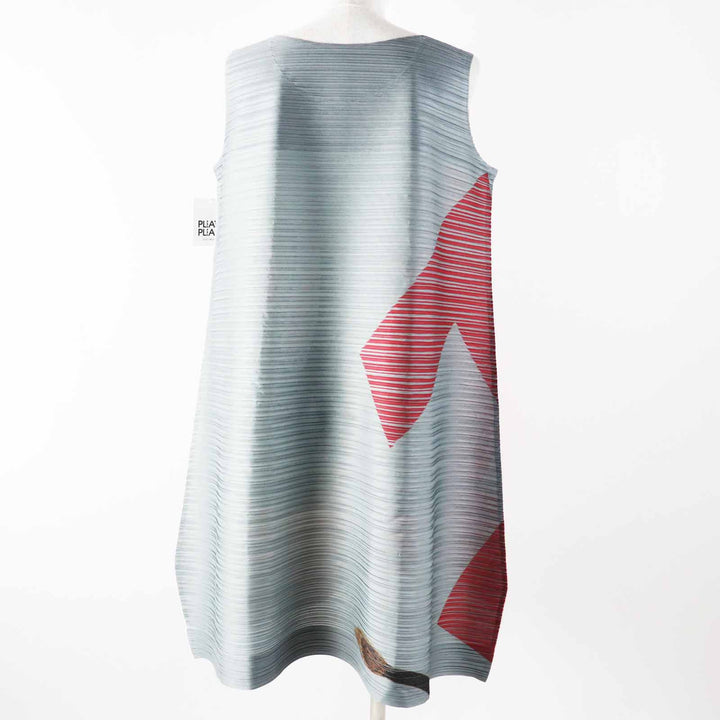 未使用品◎PLEATS PLEASE プリーツプリーズ イッセイミヤケ 14AW PP43-JH873 永井一正 バウンスワンピース ワンピース マルチ 正規品